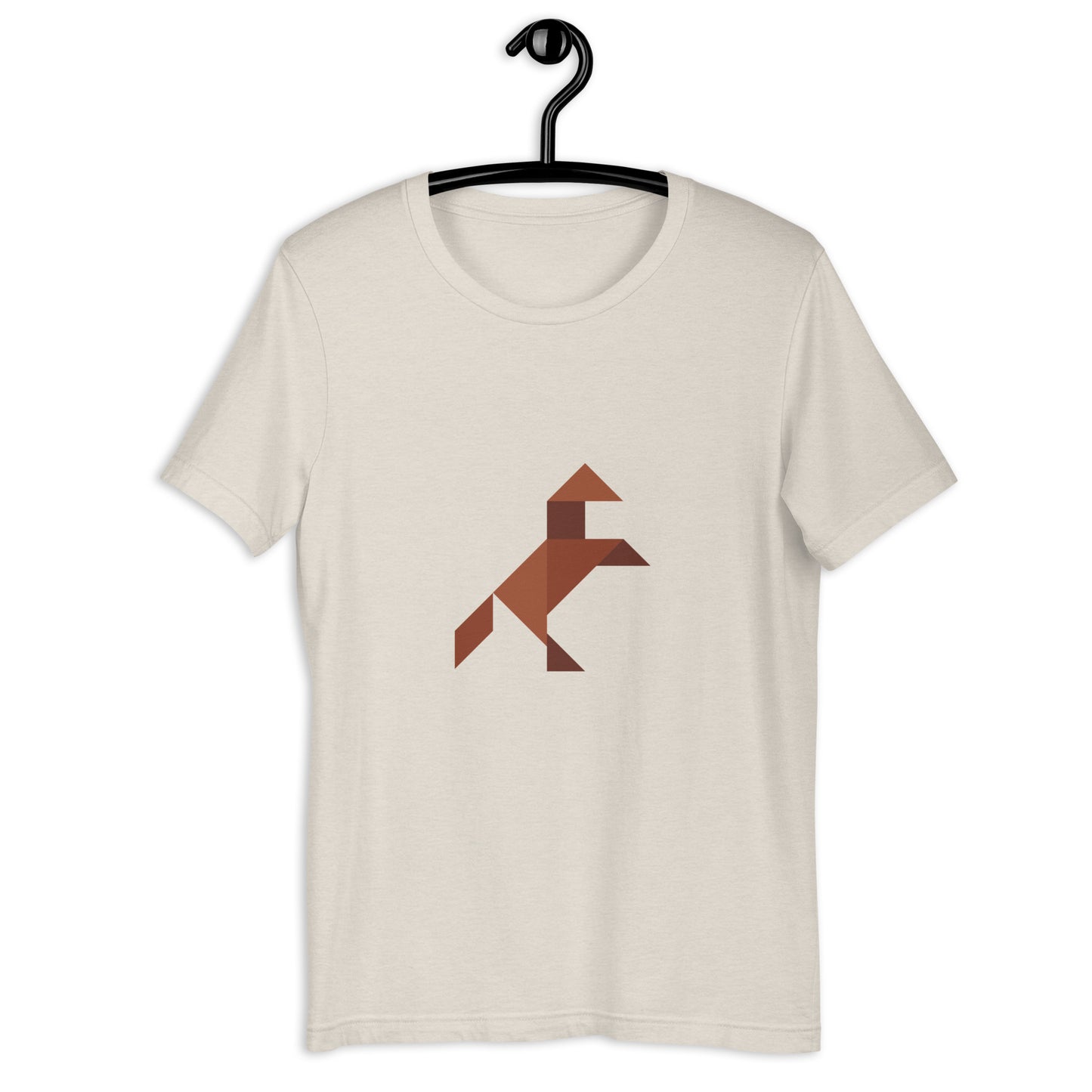 Adult Unisex Horse Tangram T-Shirt