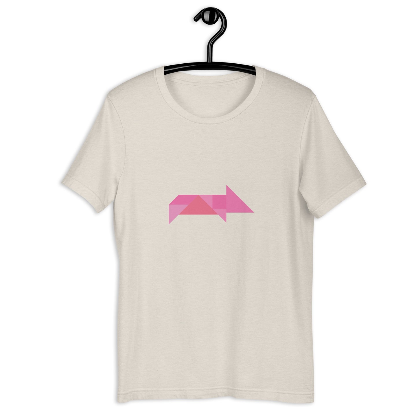 Adult Unisex Pig Tangram T-Shirt