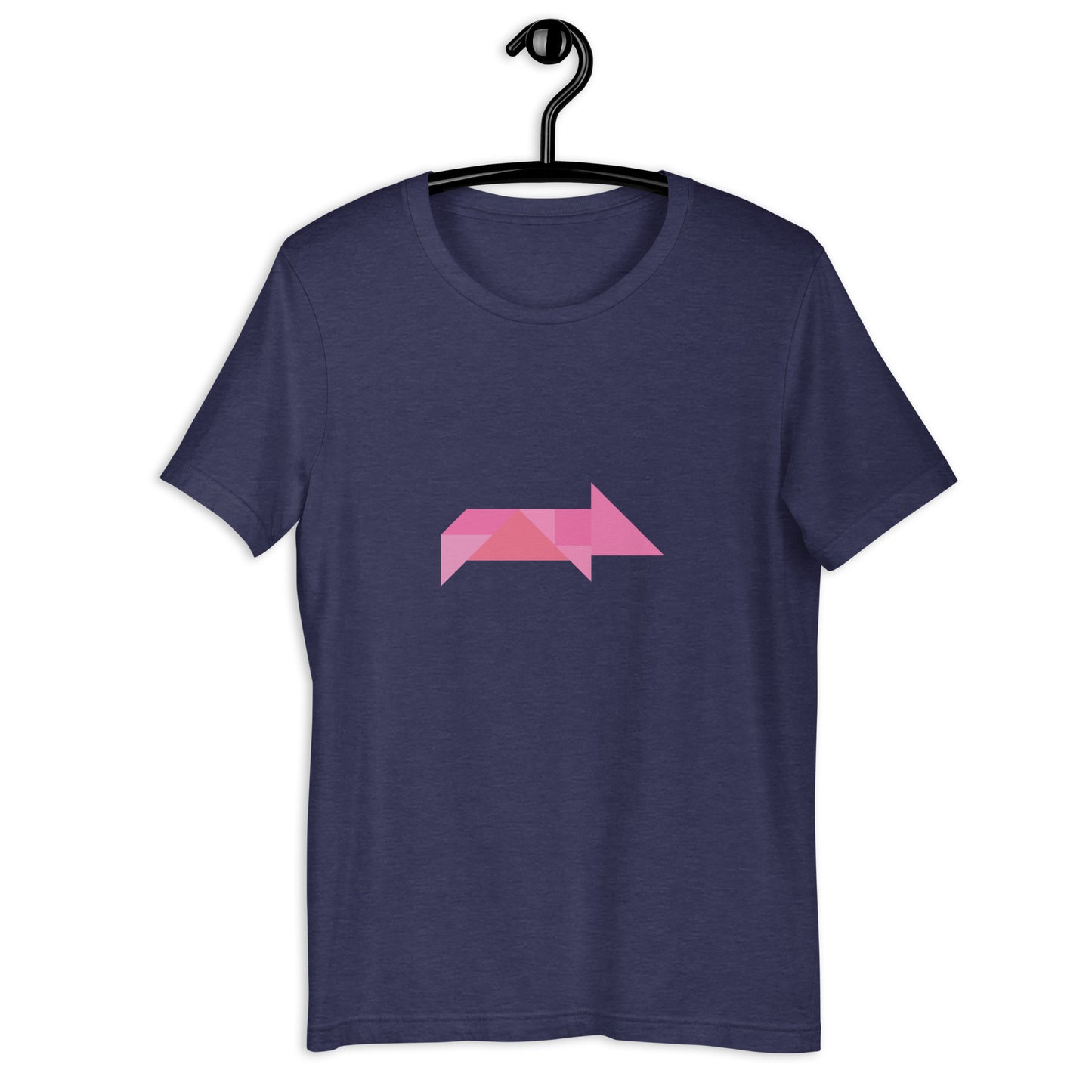 Adult Unisex Pig Tangram T-Shirt