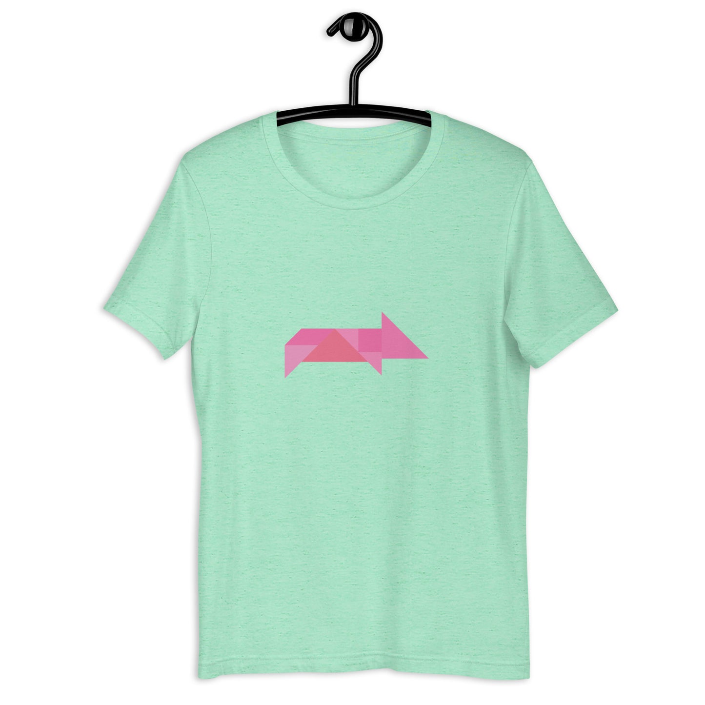 Adult Unisex Pig Tangram T-Shirt