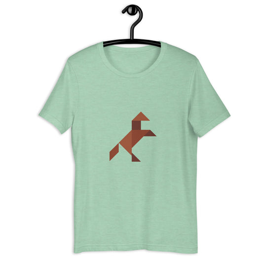 Adult Unisex Horse Tangram T-Shirt