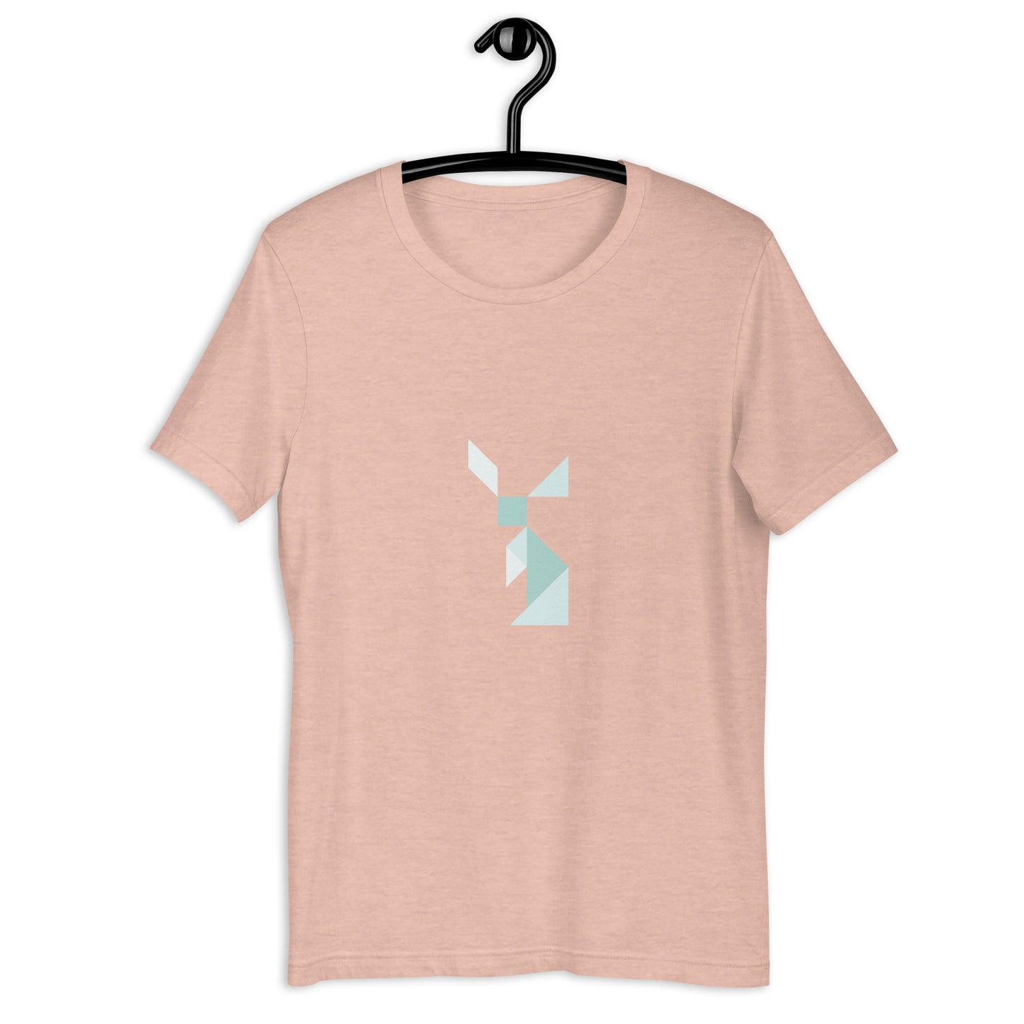 Adult Unisex Rabbit Tangram T-Shirt