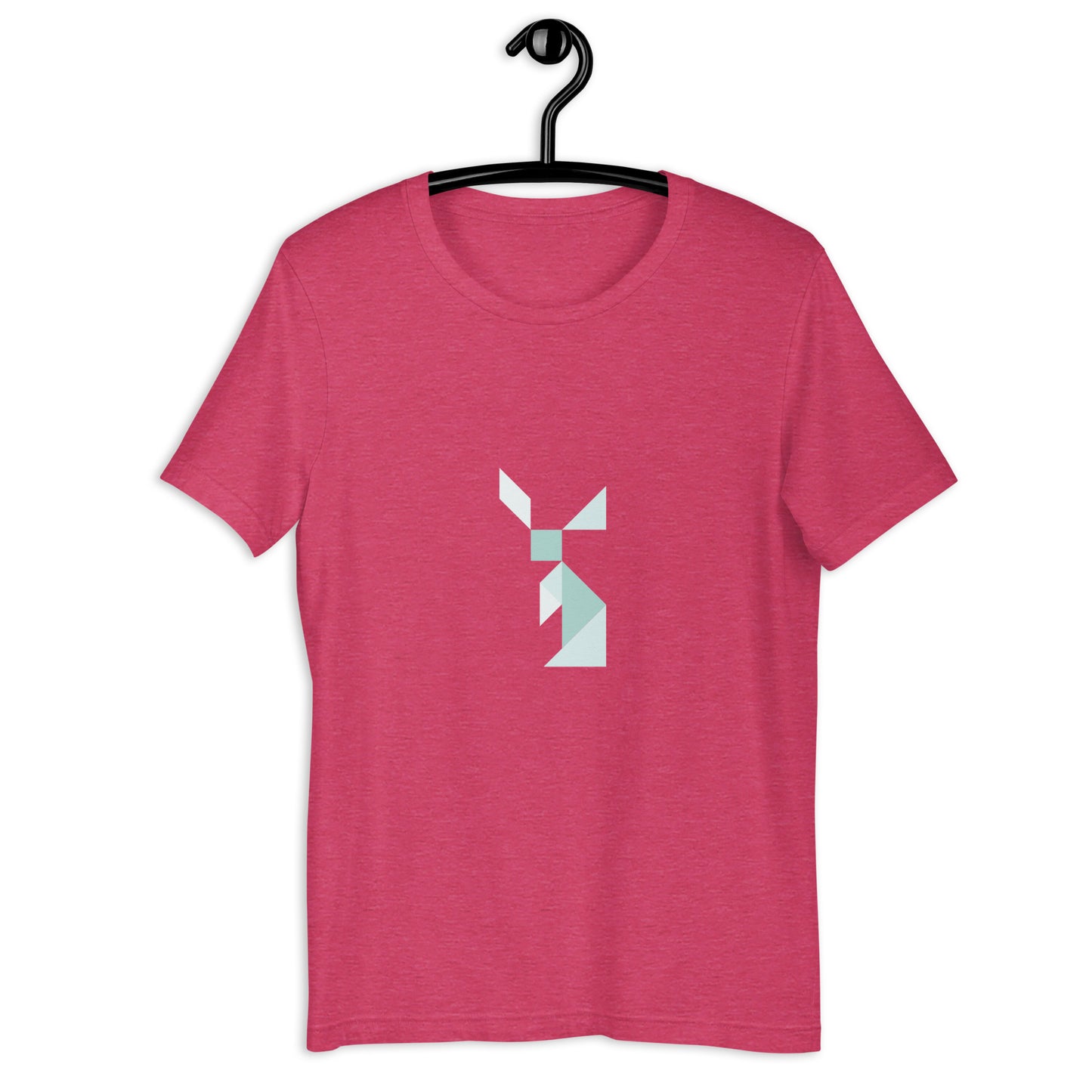 Adult Unisex Rabbit Tangram T-Shirt
