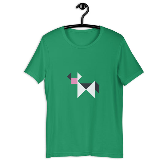 Adult Unisex Cow Tangram T-Shirt