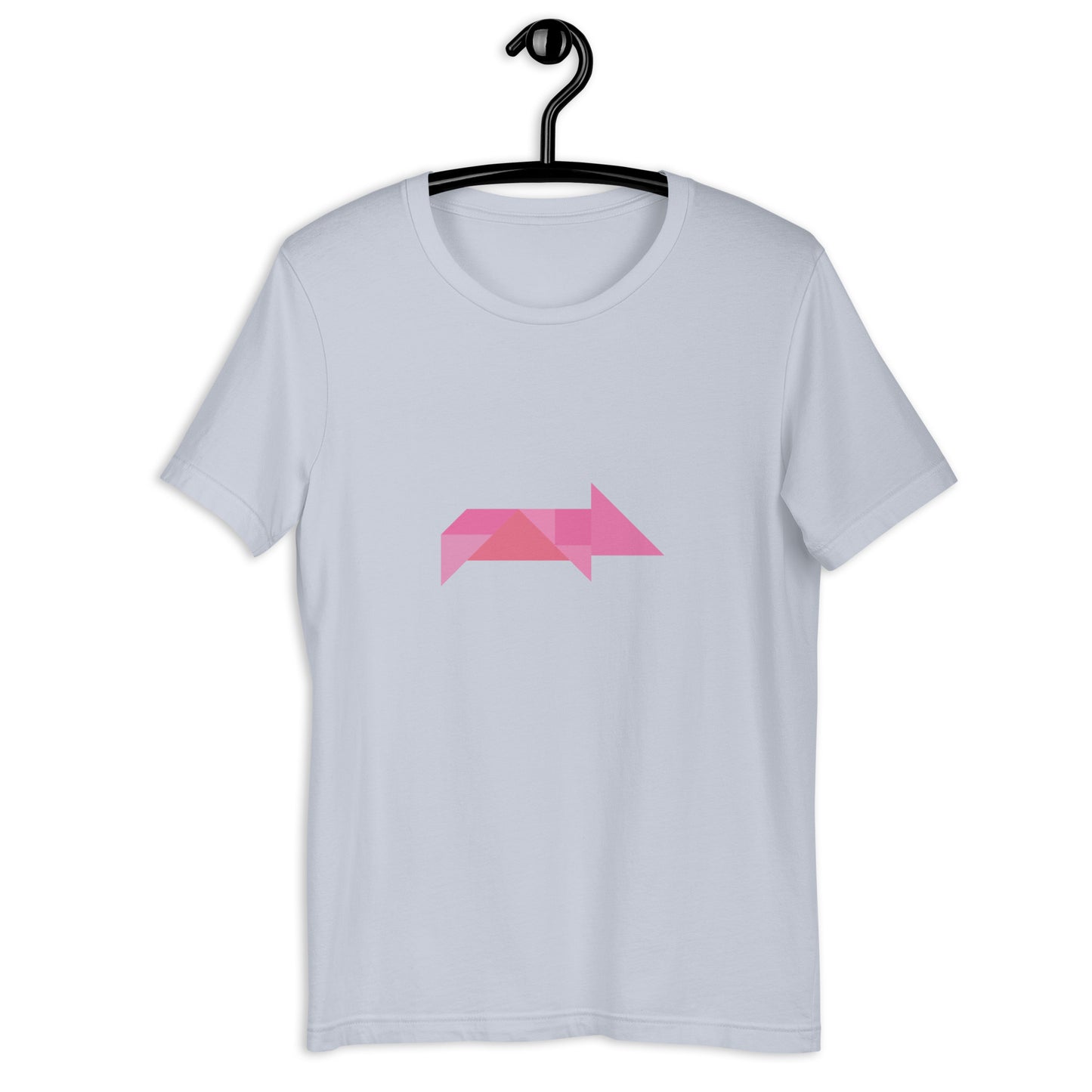 Adult Unisex Pig Tangram T-Shirt