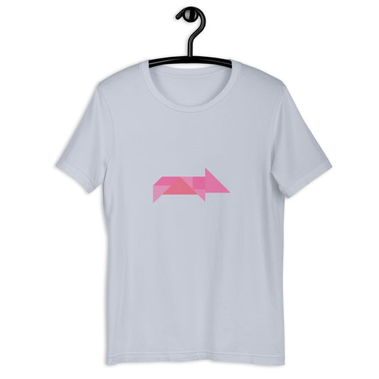 Adult Unisex Pig Tangram T-Shirt