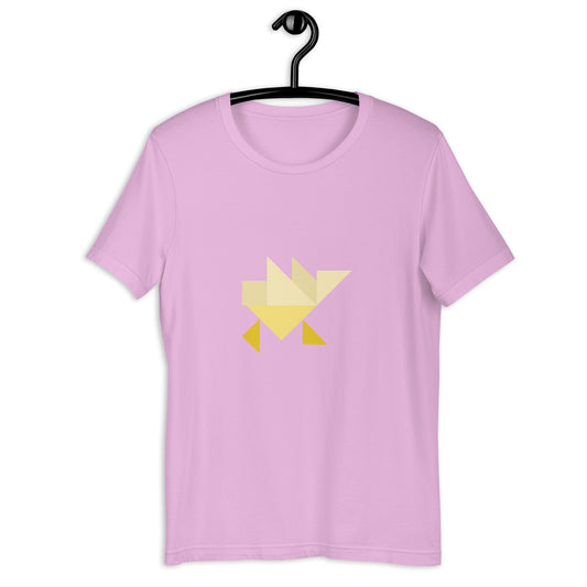 Adult Unisex Chick Tangram T-Shirt