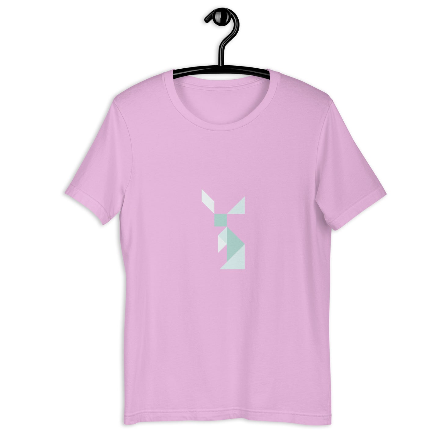 Adult Unisex Rabbit Tangram T-Shirt