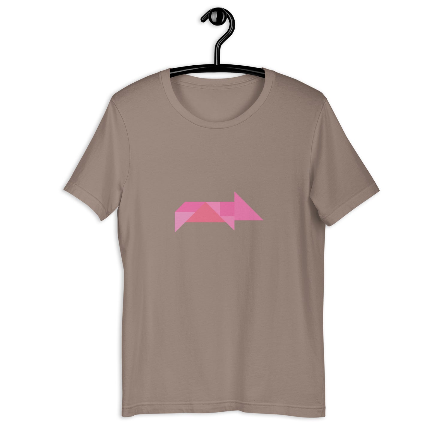 Adult Unisex Pig Tangram T-Shirt