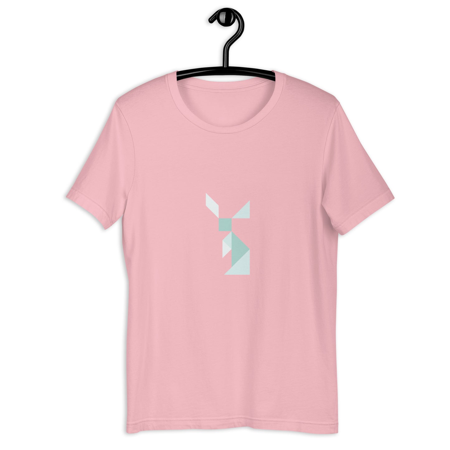 Adult Unisex Rabbit Tangram T-Shirt