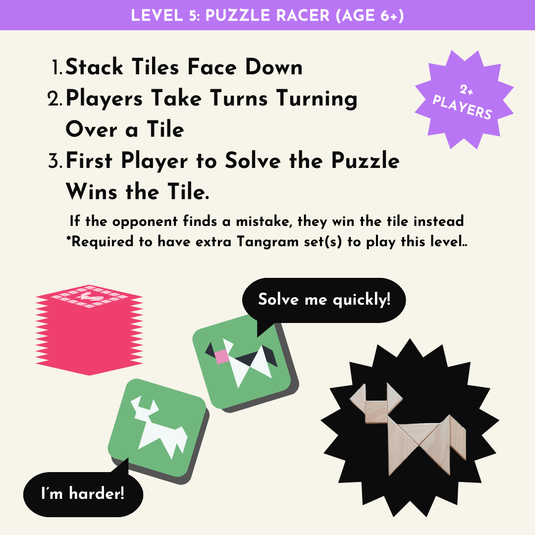 TANGRAM FARM: Memory Matching Tangram Game for STEM/STEAM Learning