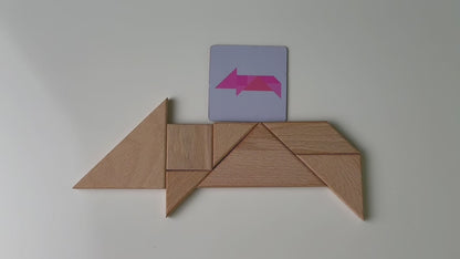 TANGRAM FARM: Memory Matching Tangram Game for STEM/STEAM Learning