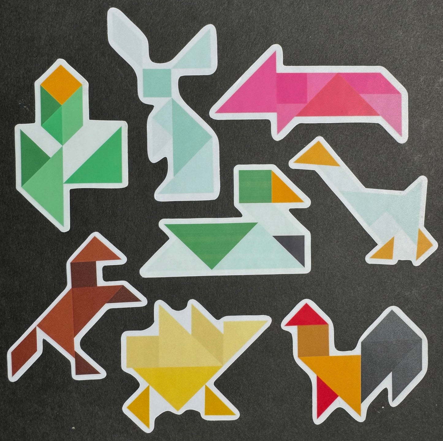 Tangram Farm Stickers