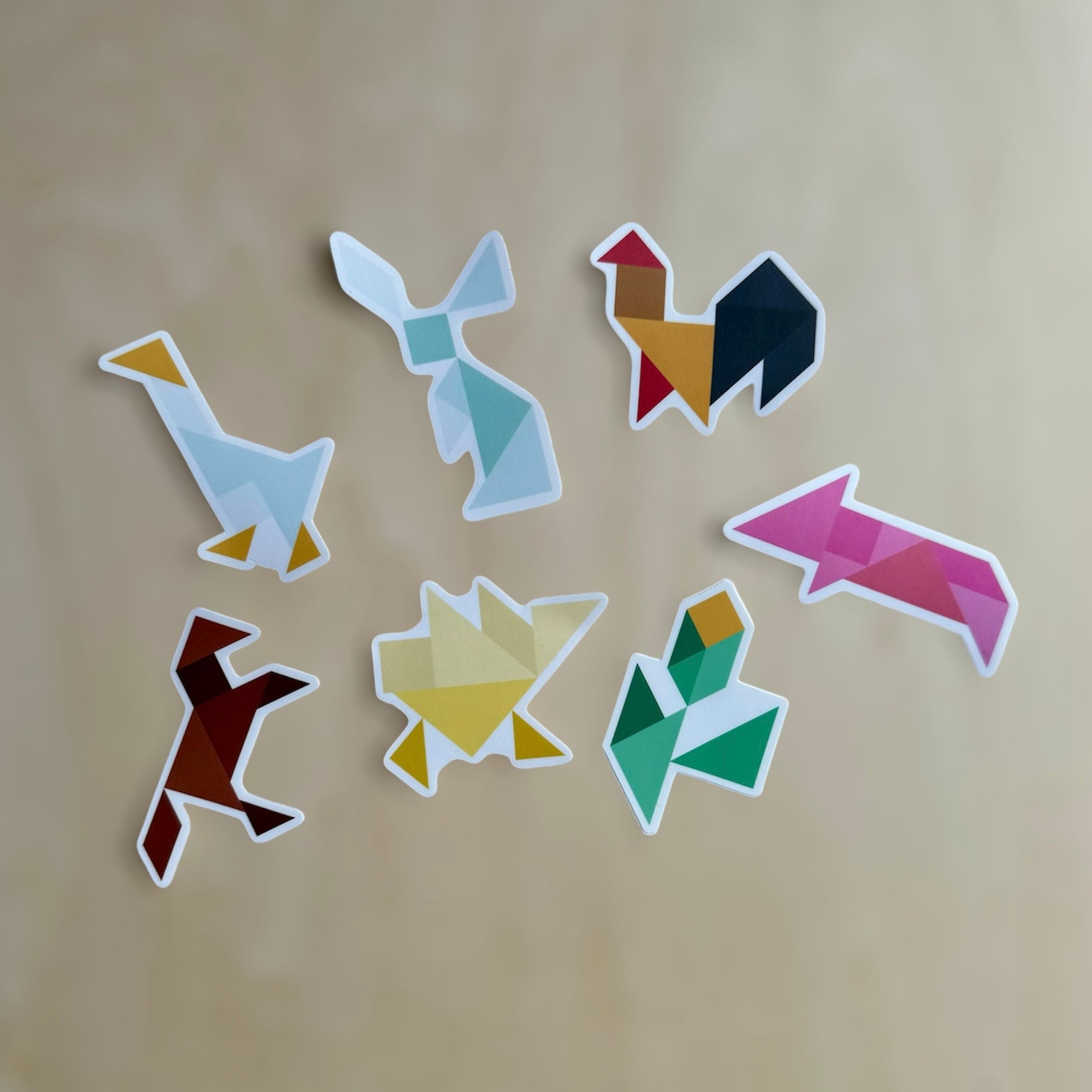Tangram Farm Stickers – Tangram World