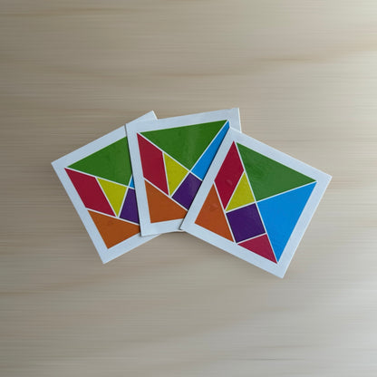 Tangram Tattoo (3 per pack)