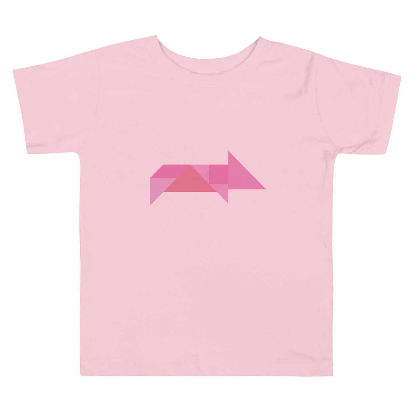 Toddler Pig Tangram T-Shirt