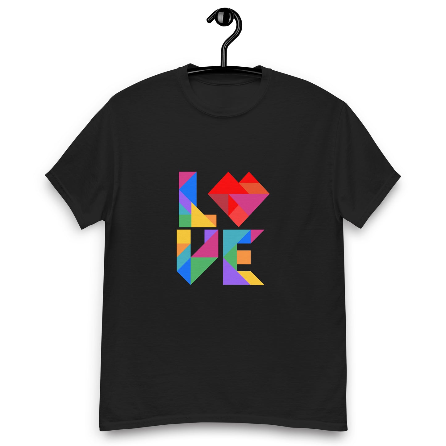 Adult Unisex LOVE Tangram T-shirt