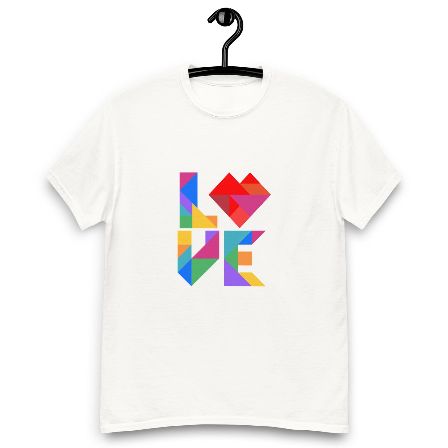 Adult Unisex LOVE Tangram T-shirt