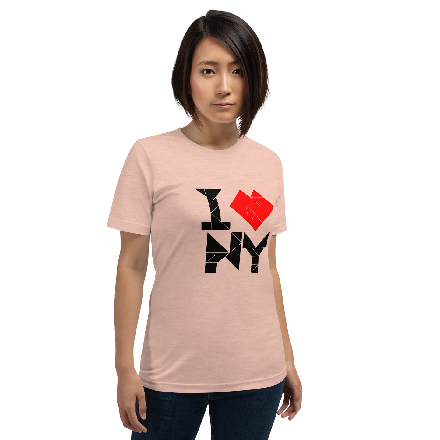 I <3 NY Short Sleeve Tangram T-Shirt