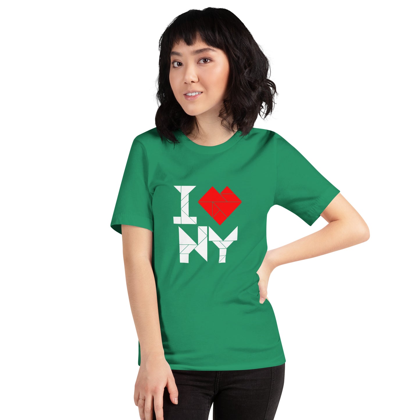 I <3 NY Short Sleeve Tangram T-Shirt